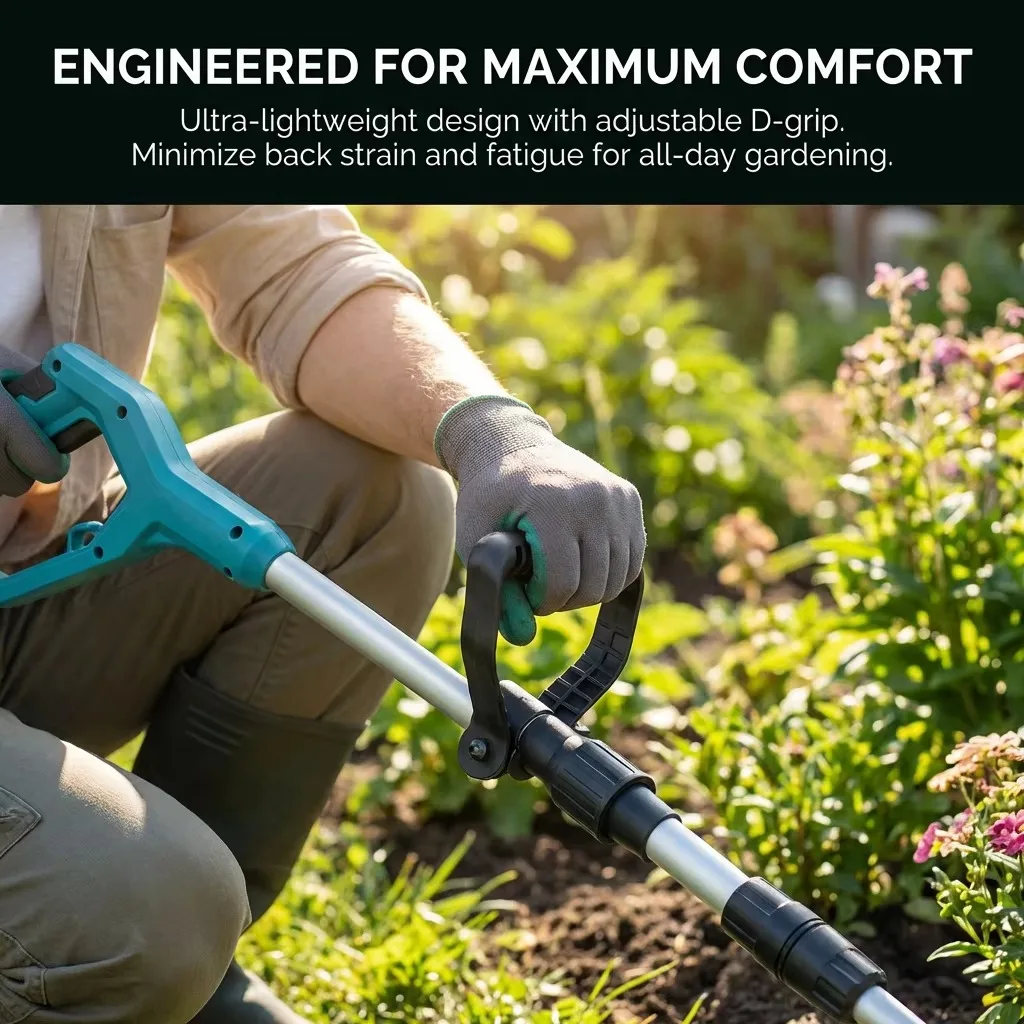 

3.0Ah Rechargeable Wireless Mini Cultivator, 3-Speed with Non-Slip Handle, Model MVM GT9001