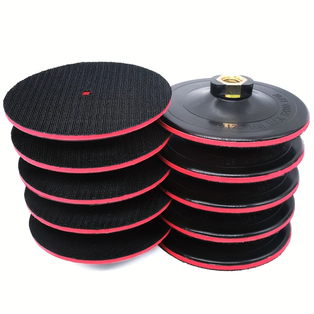 1PCS 5 Inch Foam Plastic Backing Pad M14 5/8-11 Sanding Disc Backer For Angle Grinder Buffing Pads Polishing Wheel Adhesive