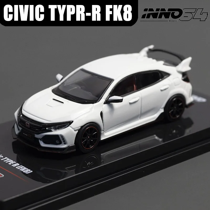 INNO 1/64 CIVIC TYPR-R FK8 Alloy Motor Vehicle Toy Die-casting Metal Model Collection Boy Gifts