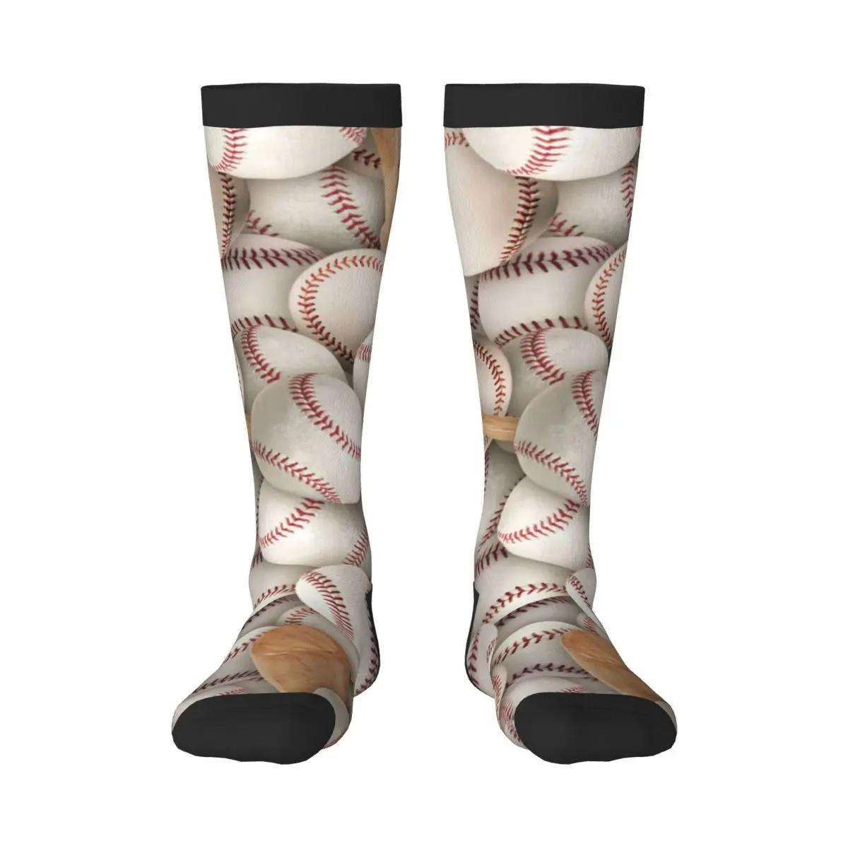 Unisex Socks Autumn Winter Baseballs Softball Sports Long Socks Business Casual Harajuku Streetwear Sports Socks Sox