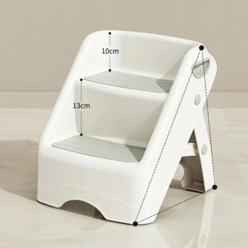 

Children Washbasin Bench Plastic Children's Stepstool Baby Hand Washing Step Stool Kids Toilet Foot Pedal Folding Step Stool