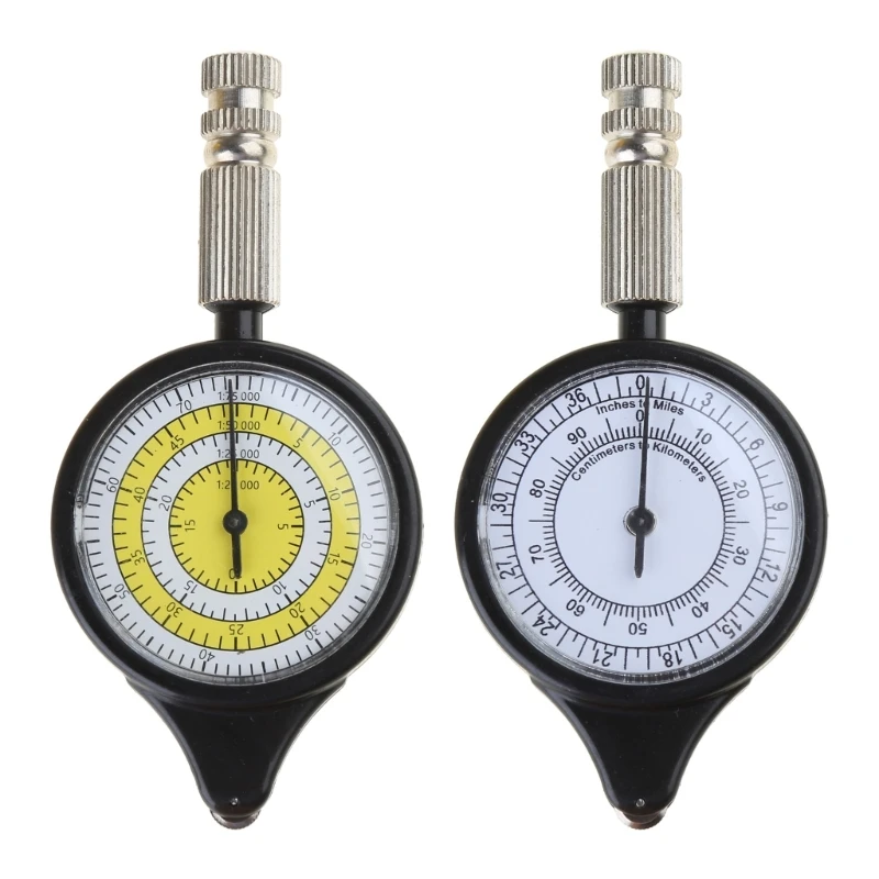 แผนที่ Rangefinder เครื่องวัดระยะทางเข็มทิศมัลติฟังก์ชั่ Curvimeter กีฬาปีนเขากลางแจ้ง