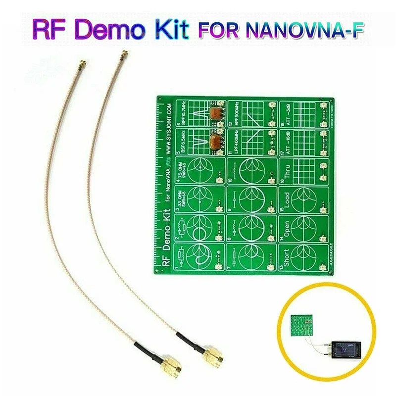 

RF Demo Kit For NanoVNA RF Test Vector Network Tests Filter/ Attenuator