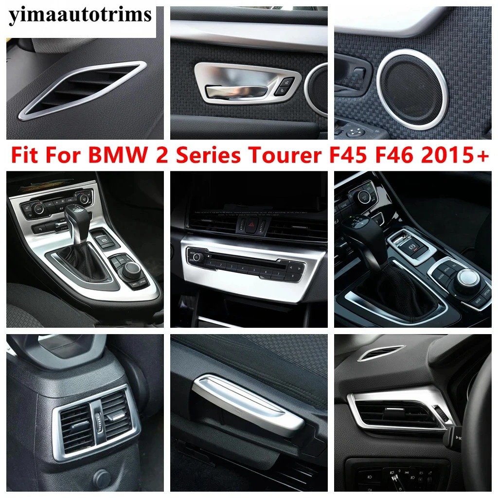 

Handle Bowl / Door Speaker / Shift Gear Panel Cover Trim Accessories For BMW 2 Series Tourer F45 F46 2015 - 2020 218i 220i 228i
