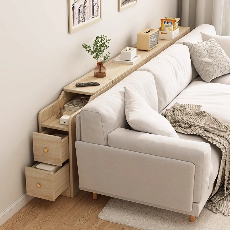 Sofa rear shelf ultra-thin wall narrow cabinet instead of artifact long cabinet bedside cabinet locker integrated crevice cabine