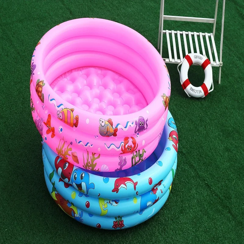 Baby Inflatable Swimming Pool Kids Toy Summer Soft Fun Basin Bathtub Water Game Portable Children Pools Outdoors Sport Play Toys