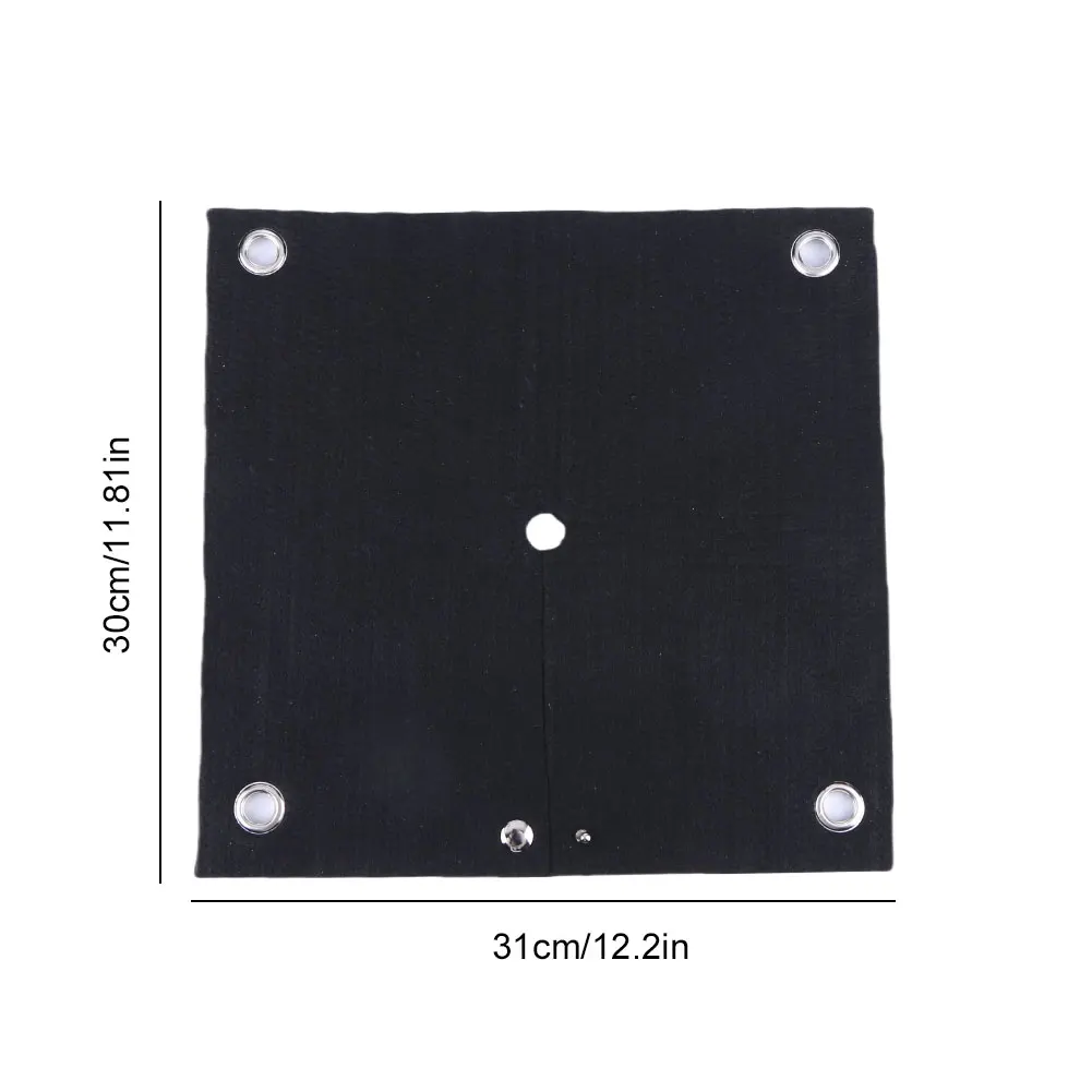 Mata spawalnicza ognioodporna z otworem, osłona termiczna, mata do lutowania, osłona termiczna do spawania, ochraniacz na palnik dla instalatorów hydraulicznych i klimatyzacji