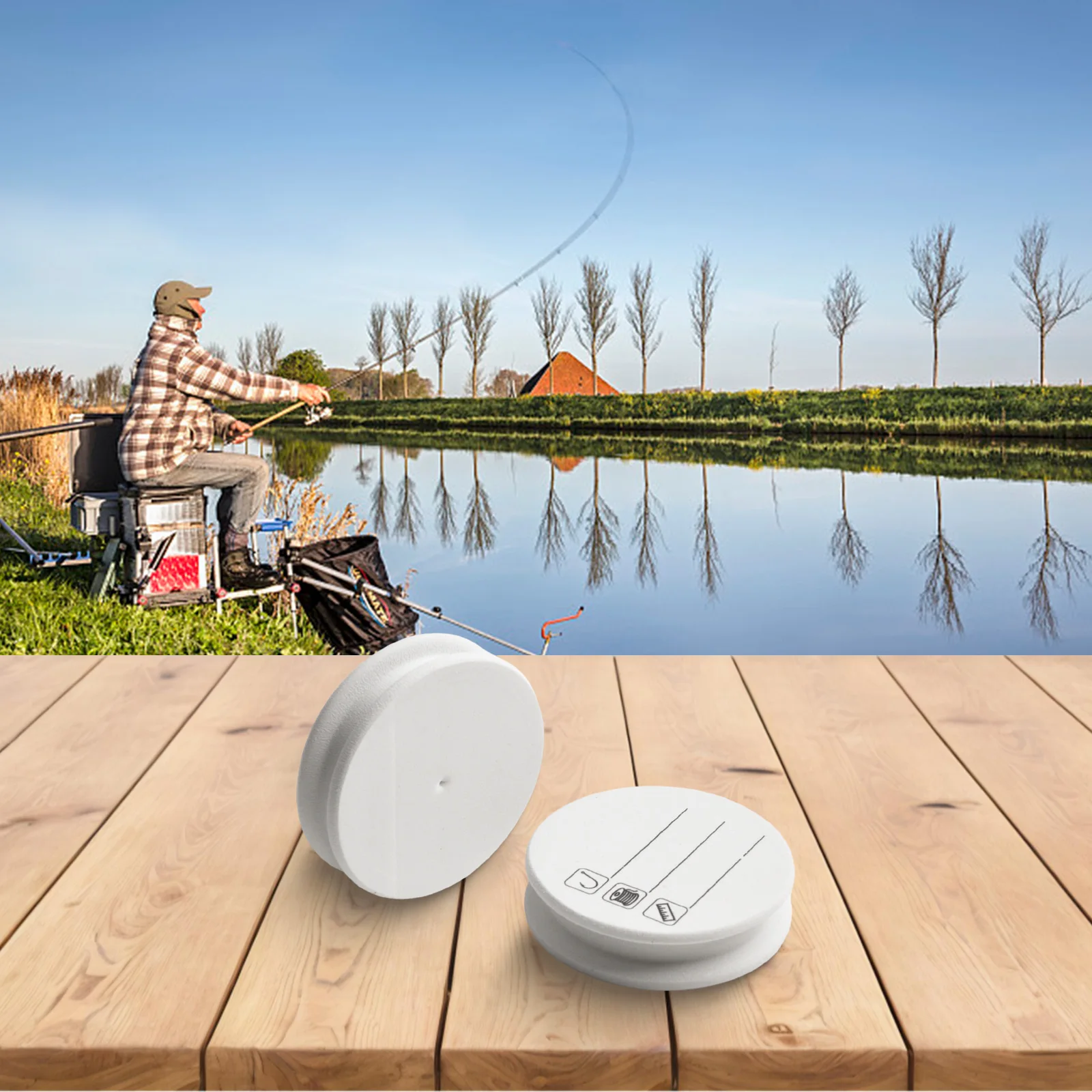 

Fishing Rigs Carp Fishing Wire Board Winding Line Storage Foam Spools Rig Leader Storage Winding Line Wire Board