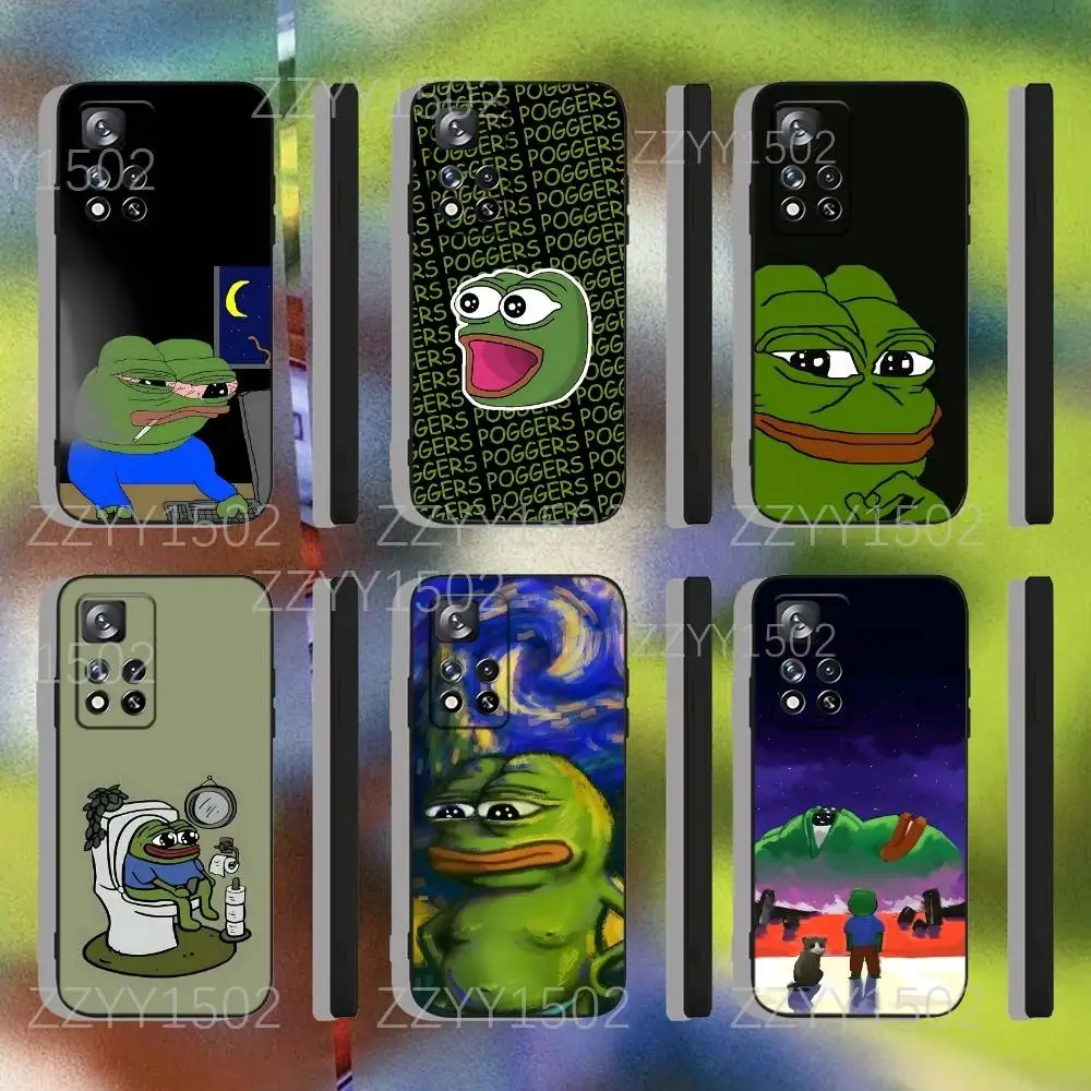 

Pepe Frog Froggers Sad Phone Case For Samsung S25,S24,Ultra,S20,S30,Plus,S22,S23,Ultra,Plus,5G Anti-Scratch TPU Shell