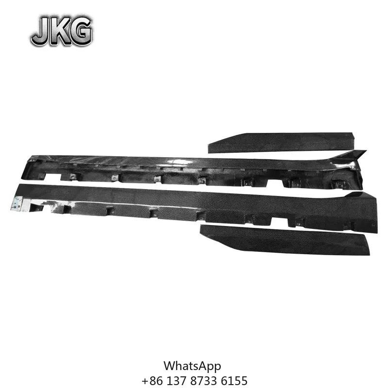 

Mustard Carbon Fiber Side Skirt For 15-23For Ford GT500 Modified Exterior Accessories