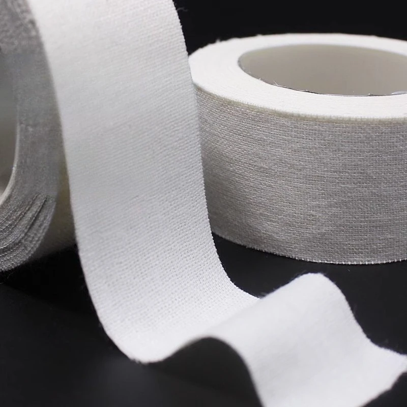 

Cotton Cloth Dressing Tape - Hypoallergenic Adhesive for Bandages Pressure Sensitive Adhesive Tape (1 Roll, Breathable)