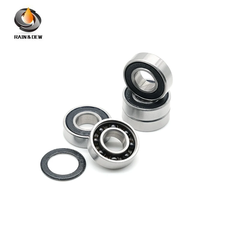 4Pcs 696RS CB 6x15x5mm Hybrid Ceramic Bearing ABEC-7 Bicycle Bottom Parts 6000 6200 6800 S6802 6900 S6902 S6903 15267 18287 RSCB view 5