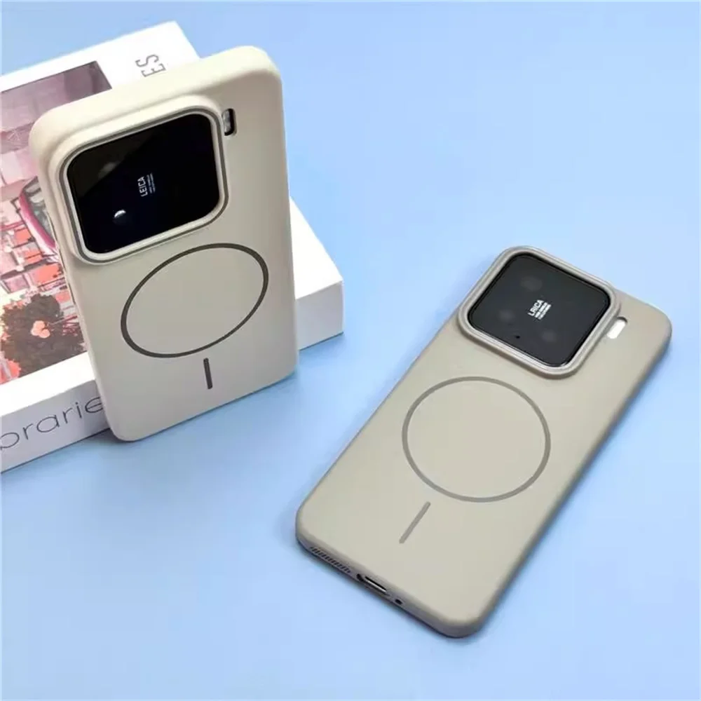 Роскошный матовый жесткий магнитный чехол из ПК для Xiaomi Mi 15 14 13 Pro для Magsafe Wireless Charge, оригинальный противоударный ультратонкий чехол