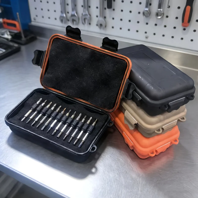 Portable Waterproof Survival Storage Box – Shockproof Sealed Organizer for EDC Tools, Ideal Desktop Storage Case for Home Use