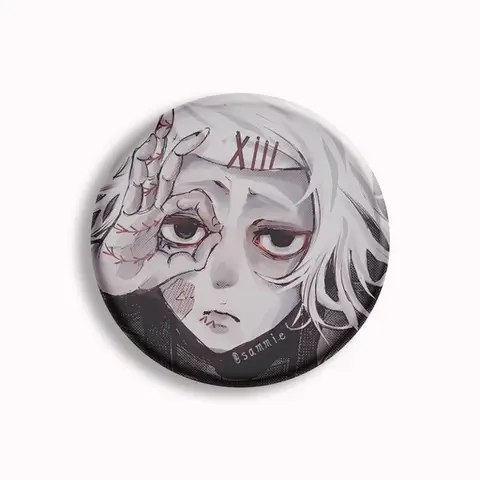 Anime Tokyo Ghoul Juuzo Suzuya Söt Mjuk Knappnål Kawaii Anime Brosch Badge Väsktillbehör Dekor Fans Samla Vänner Presenter 8 best sales Tokyo Ghoul-nål - №3