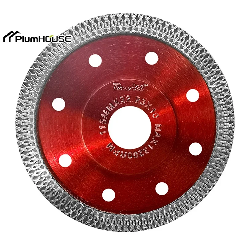 

115mm Diamond Dry Cutting Blade Disc Porcelain Ceramic Tile Turbo Thin Stoneware