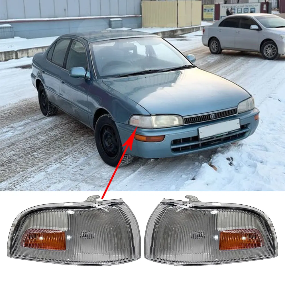 

НАБОР переднего указателя поворота, угловой для Toyota Sprinter Carib AE100 Corolla AE92 1992 1993 1994 1995