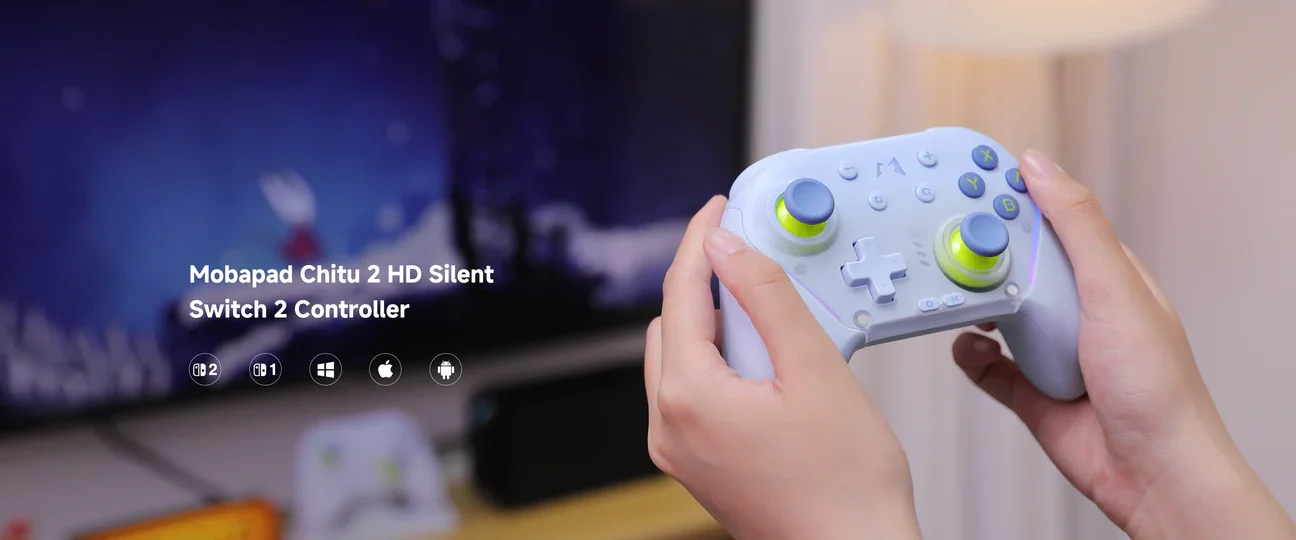 MOBAPAD CHITU 2 Kabelloser Controller für Nintendo Switch/Switch 2 NS2 PC Steam Bluetooth TMR Air Joystick HD Vibration Gaming – Detail 1