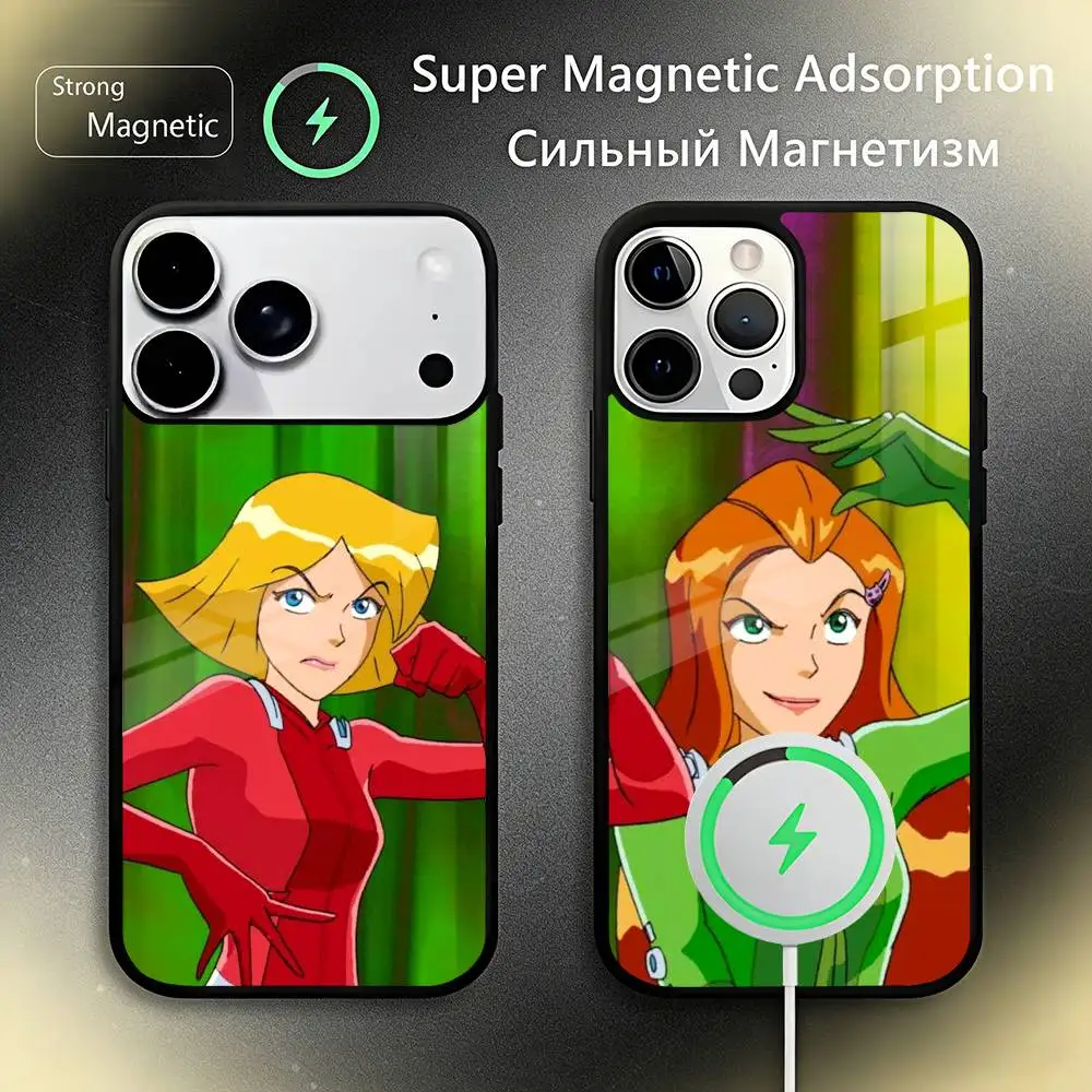 

Cool T-Totally S-Spies Phone Case For iPhone17,16,15,14,13,12,11 Plus,Pro Max, New Magnetic Wireless Charging