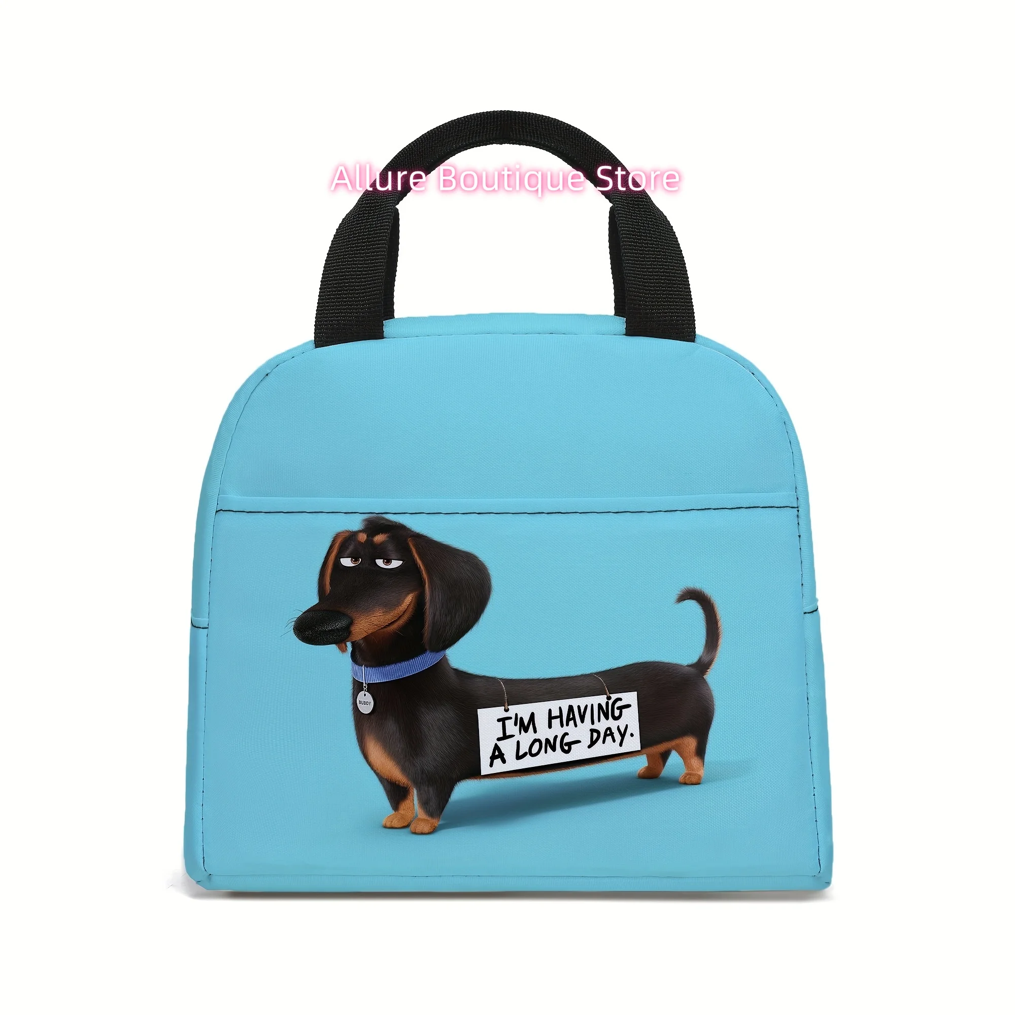 Dachshund Lunch Bag, Insulated Tote Bag, Portable Handbag, Tote Bag Ice Bag Lunch Bag Multifunctional Lunch Bag, Insulated Bags