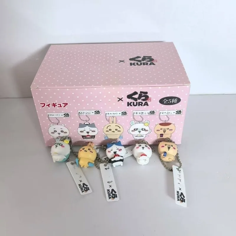 Trendy Hachiware Usagi Cartoon Doll Ornaments Car Interior Decoration Ornaments Small and Cute Doll Room Desktop Decorations