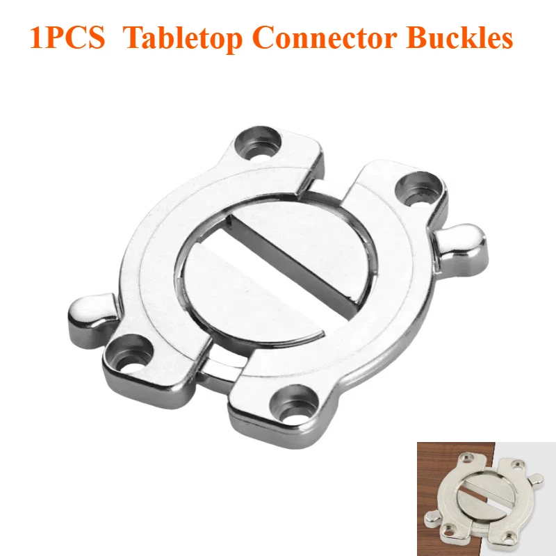 Furniture Folding Hinges Buckle For Table Bracket Tabletop Splicing Connector Desktop Combination Wood Board Buckles Lock Desk