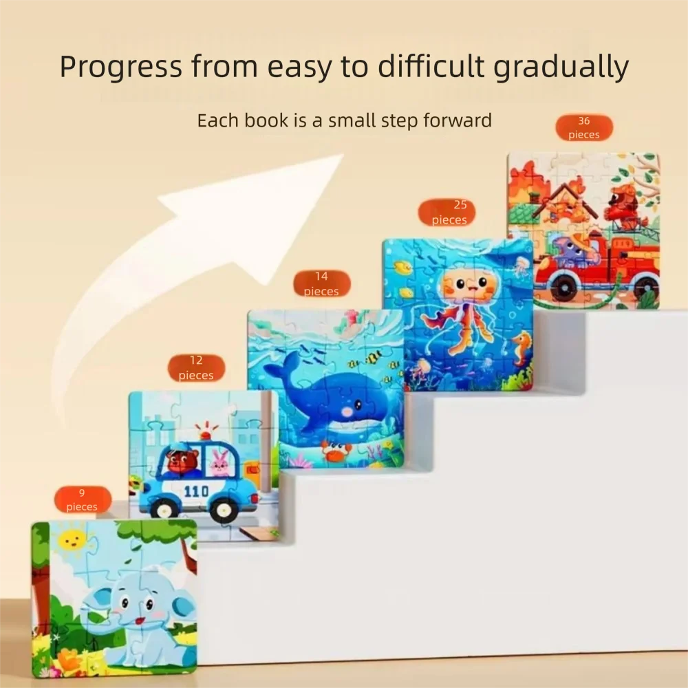 

Магнитный пазл-головоломка «Лесные животные»: слон, панда, мультяшные животные, домашний декор, DIY, пазл с цифрами