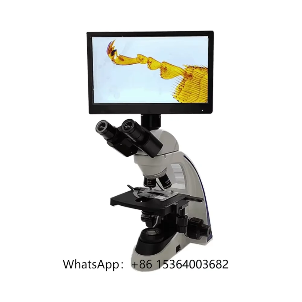 

MT MEDICAL Trinocular Head 45 Degree Inclined Optical Zoom Microscope for Teaching with Screen