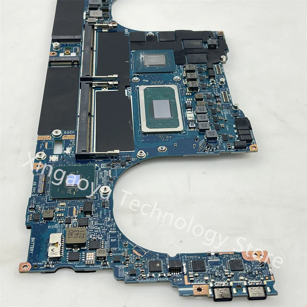 Imagem -05 - Original para Dell Xps 15 9510 Laptop Motherboard Srkt3 I711800h Rtx3050ti 1v4t3 01v4t3 Cn01v4t3 100 Totalmente Teste