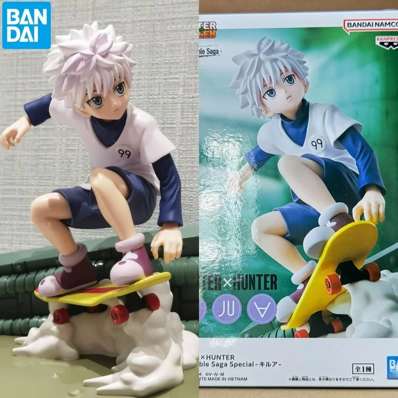

14cm Hunter x Hunter Anime Figure Killua Zoldyck Action Figure PVC Figurine Adult Collectible Model Doll Toys Children's Gifts