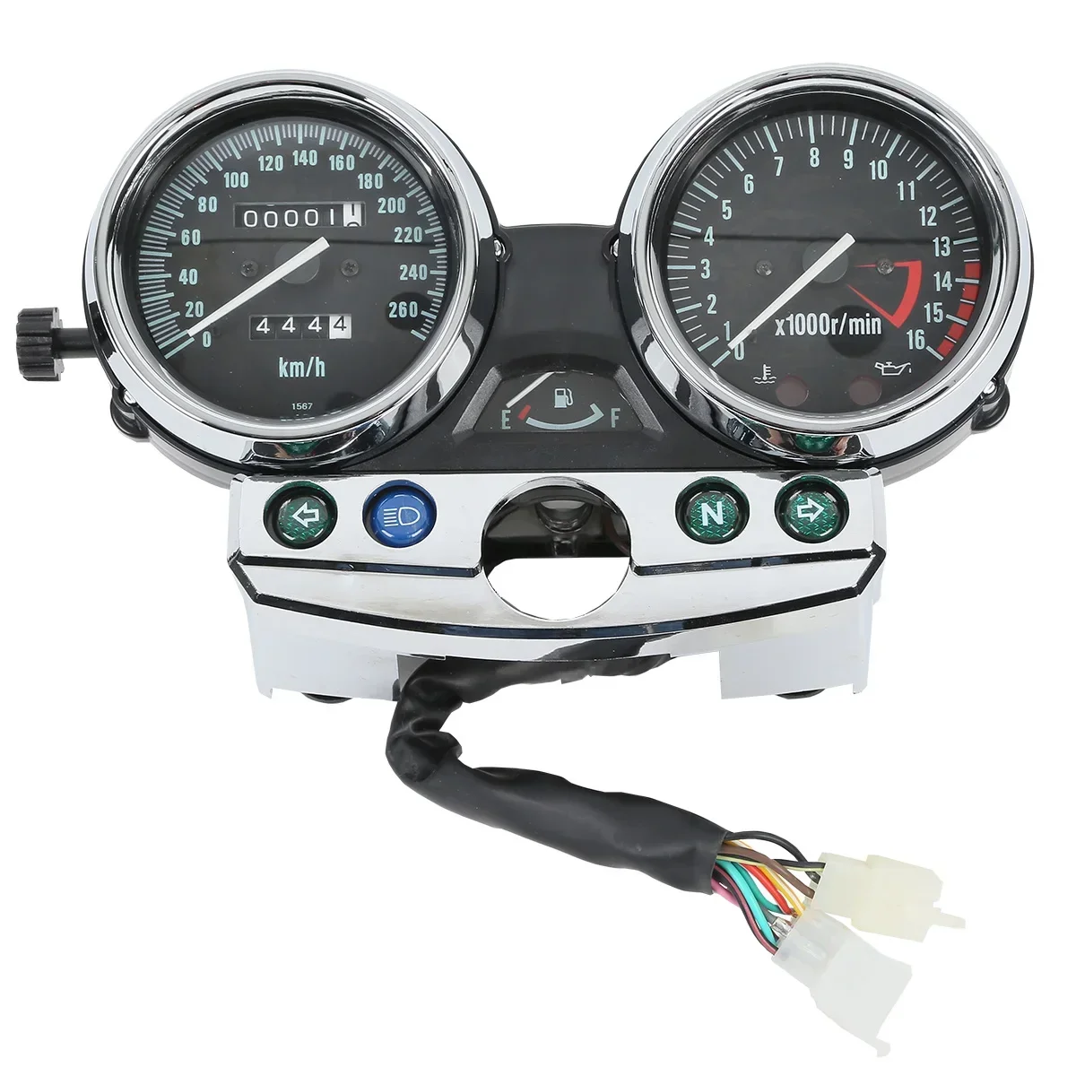 For Kawasaki ZRX1100 ZRX 1100 1994-2000 ZRX1200 ZRX 1200 2001-2008 Moto Acsessories Gauge Speedometer Tachometer