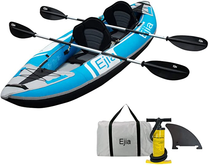 Kayak Gonflable 2 Personnes avec Pédales