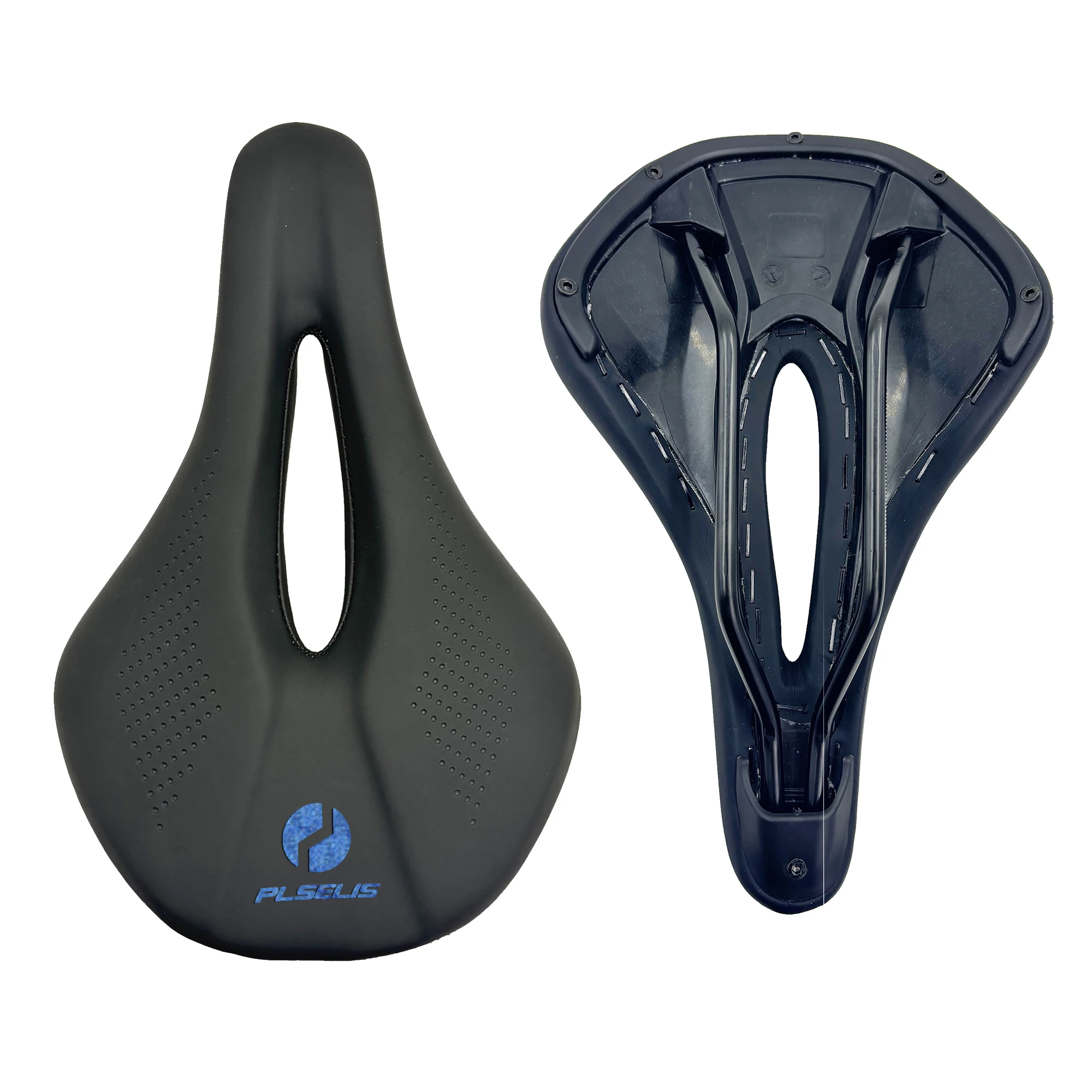 PLSELIS 컴포트 바이크 새들, Pu 가죽, 소프트 폼, Mtb 및 로드 사이클링용 로드 바이크 시트