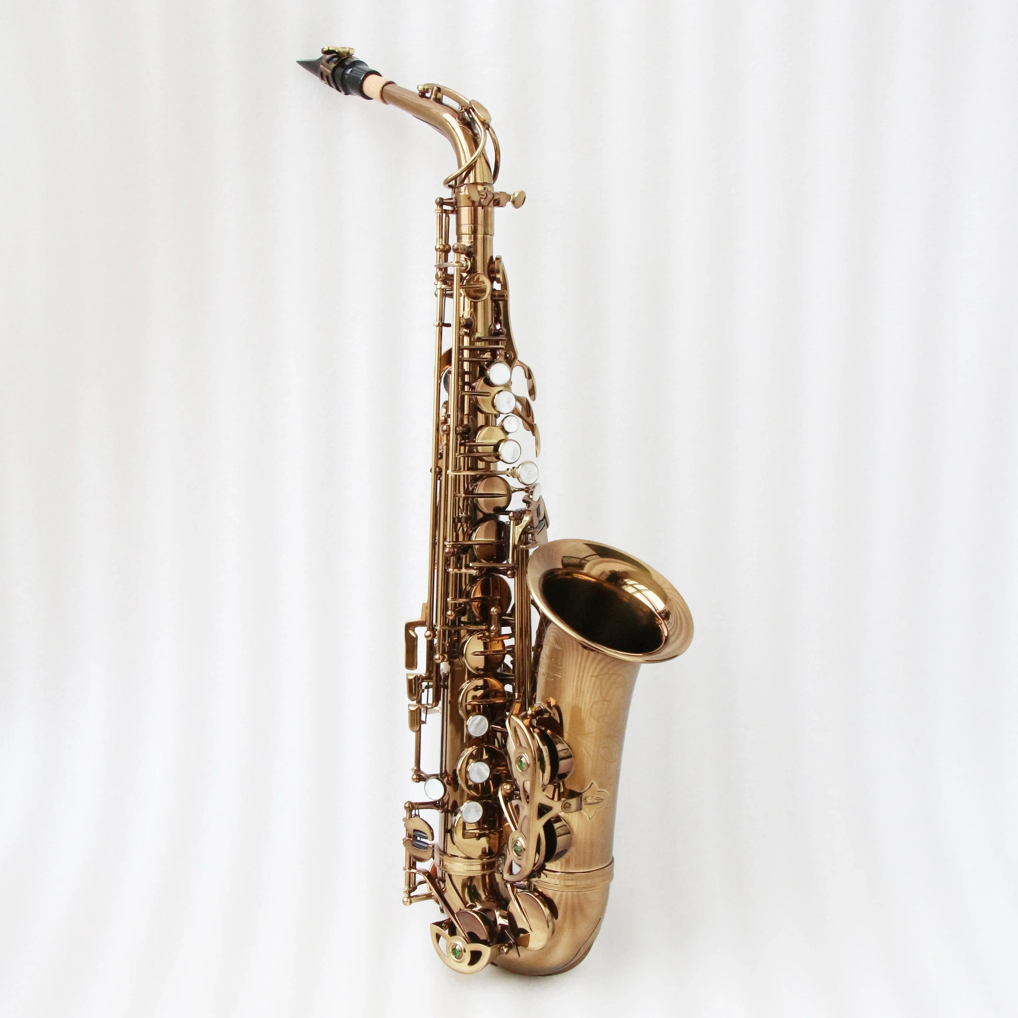 

OEM Fashion Color Coffee Gold FAS-500MKVI Alto Saxophone High Quality Eb Tone Brass Body Alto Saxophone For Practice