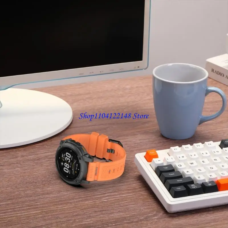 

P9FA Регулируемые силиконовые ремешки с механизмом быстрого освобождения, устойчивый к царапинам ремешок для часов, инструмент,