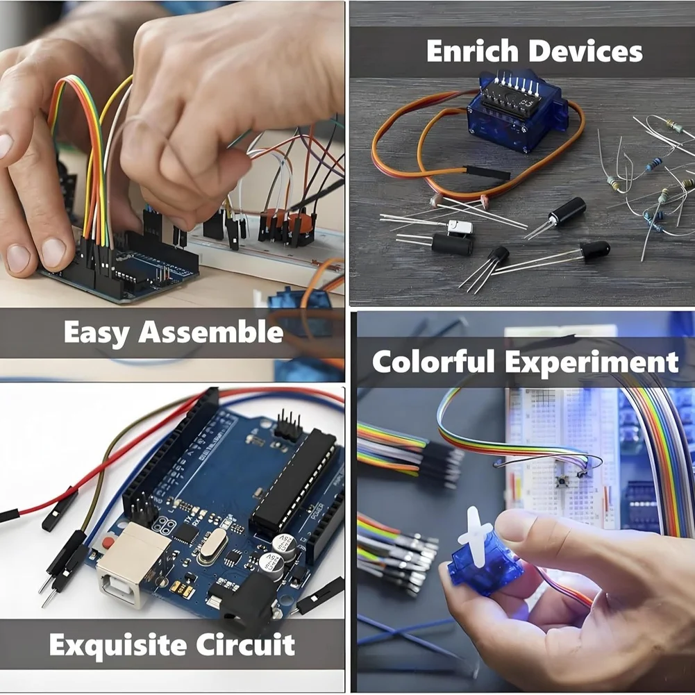 For ARDUINO Compatible R3 Kit Featuring For MEGA328 Processor for STEM Electronics Learning and DIY Project Assembly