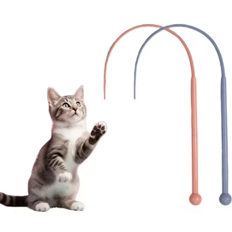 

1Pcs Cat Toy Simulation Mouse Tail Teasing Cat Stick Pet Cat Gnawing Hunting Interactive Toy Creative Sound Toy Pet Supplies
