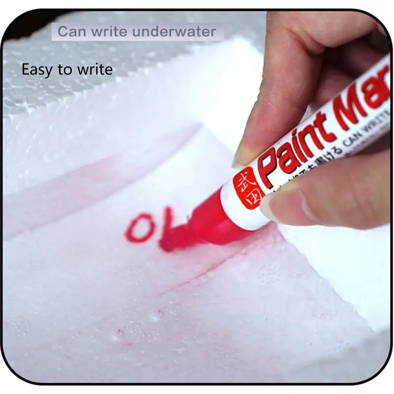 Sunproof Underwater Paint Pen 3.0mm Tip Quick Dry Marker Pen For Underwater Work Industrial Marking Science Research