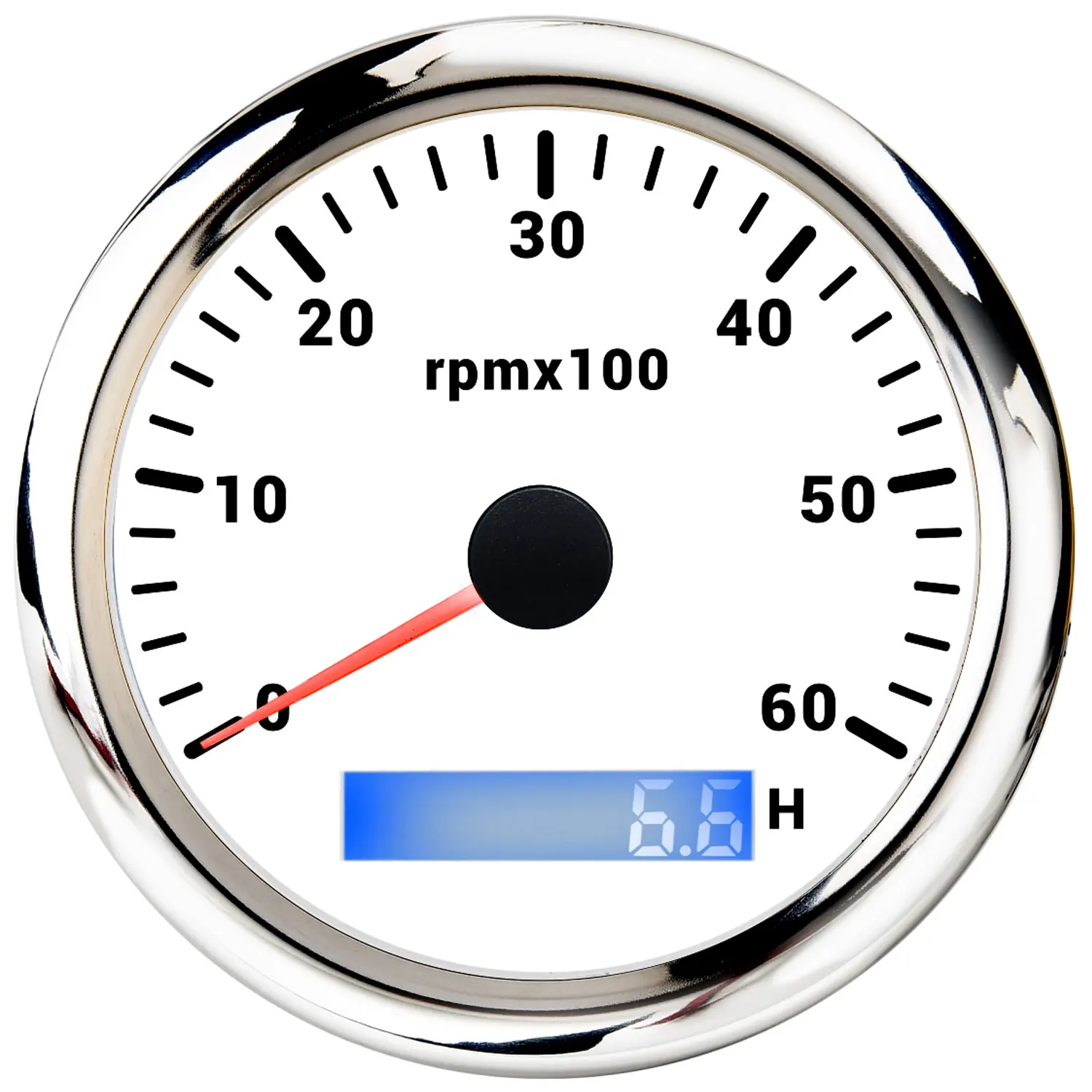 NMEA2000 85mm Tachometer Gauge Boat Engine RPM Auto Marine Tacho RPM Meter Gauges 3K~8K REV Counter LCD Hourmeter NMEA 2000 view 4