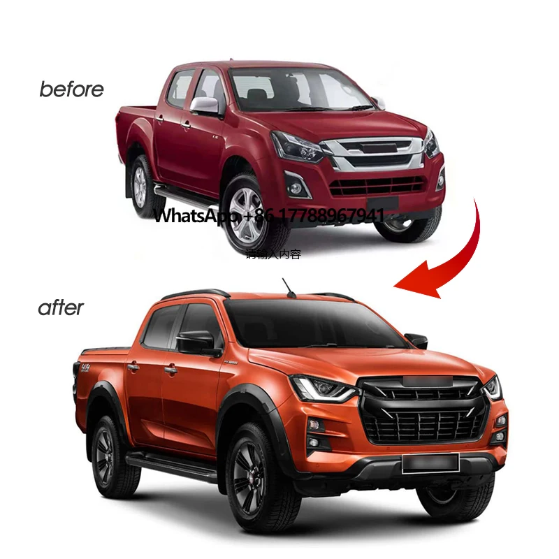 

2022 New Spot Front Bumper Body Kit High Quality Car Parts Accessories for Dmax