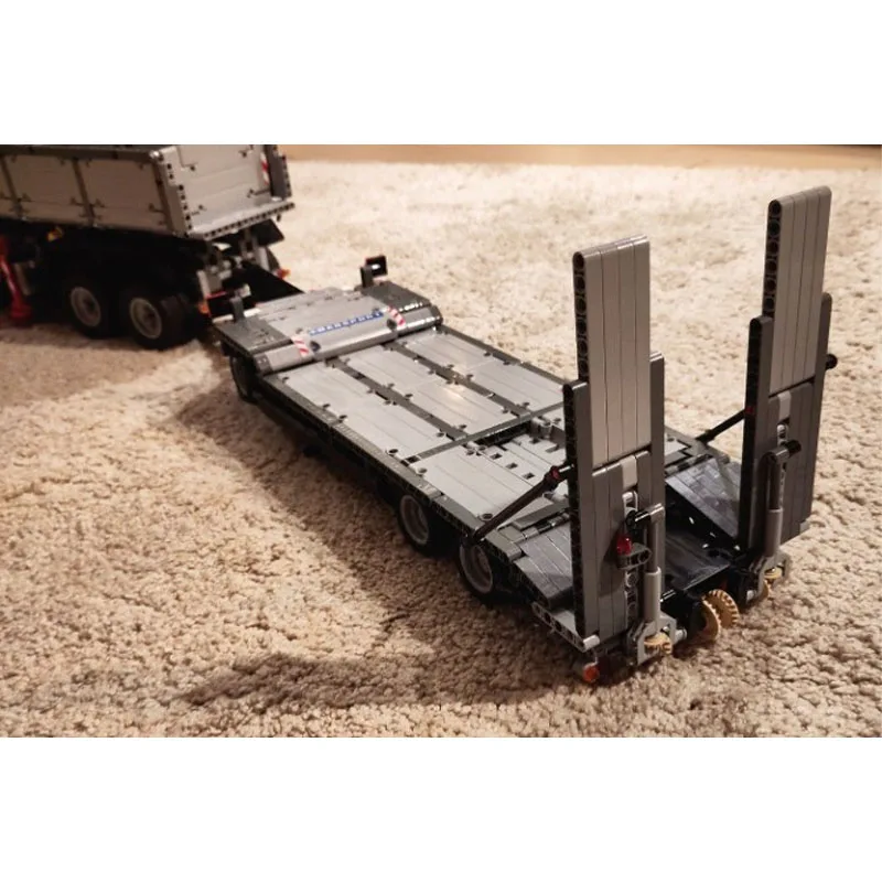 

MOC-137356Dump Cargo Flatbed Trailer Truck Building Blocks Model780PartsMOC Creative Boys Kids Birthday BuildingBlocks Toy Gifts