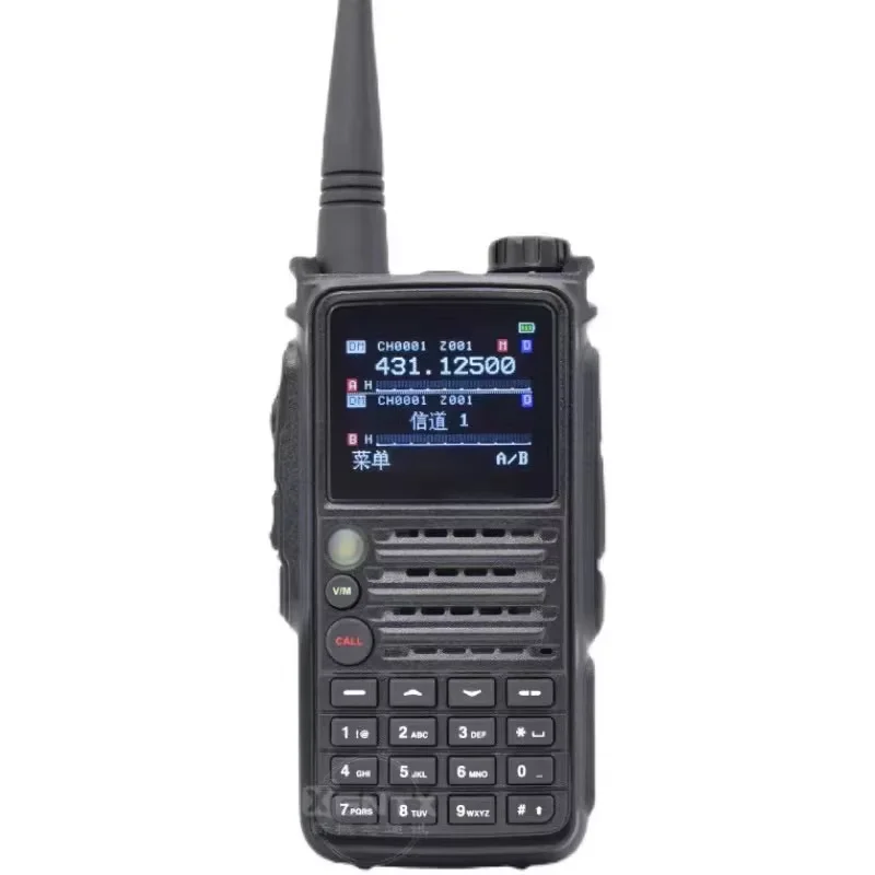 Lington LD-6100 UV dual-band DMR walkie-talkie digital externo slot de tempo duplo comunicação digital e analógico compatível