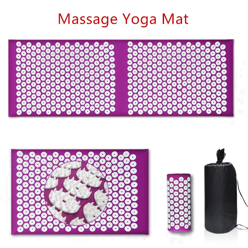 Lengthen Massager Mat Massage Yoga Mat Acupoint Massage Relieve Pressure Back Body Pain Prickly Mat Acupuncture Mat