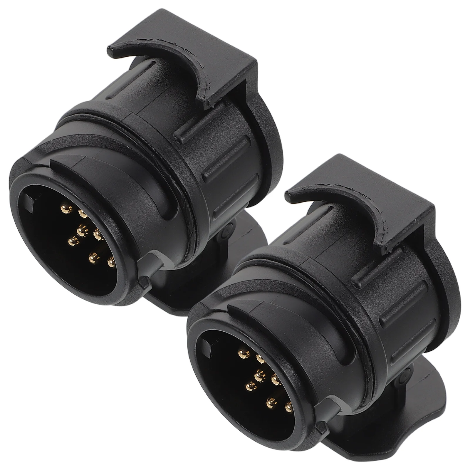 

2Pcs Trailer Light Adapter 13 Pin to 7 Pin Connector Converter for Car Truck Rv Trailer Tow Replacement Parts Truck Accessories