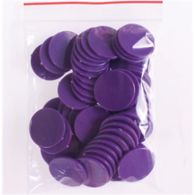 100Pcs/Lot Plastic Poker Chips Casino Bingo Markers Token Fun Family Club Board Games Toy Creative Gift 9 Colours 25mm