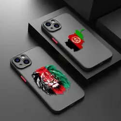 Afghan Afghanistan Flag Phone Case For iPhone 15 14 13 12 11 Pro Max 6 6S 7 8 Plus XS XR X 12 Mini Hard Matte Shell