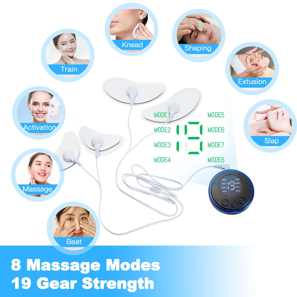 EMS Eye Beauty Massager Dispositivo Remover rugas Cuidados Com A Pele Apertando Instrumento Em Forma de V Levantamento Facial Anti-Rugas Lift Face