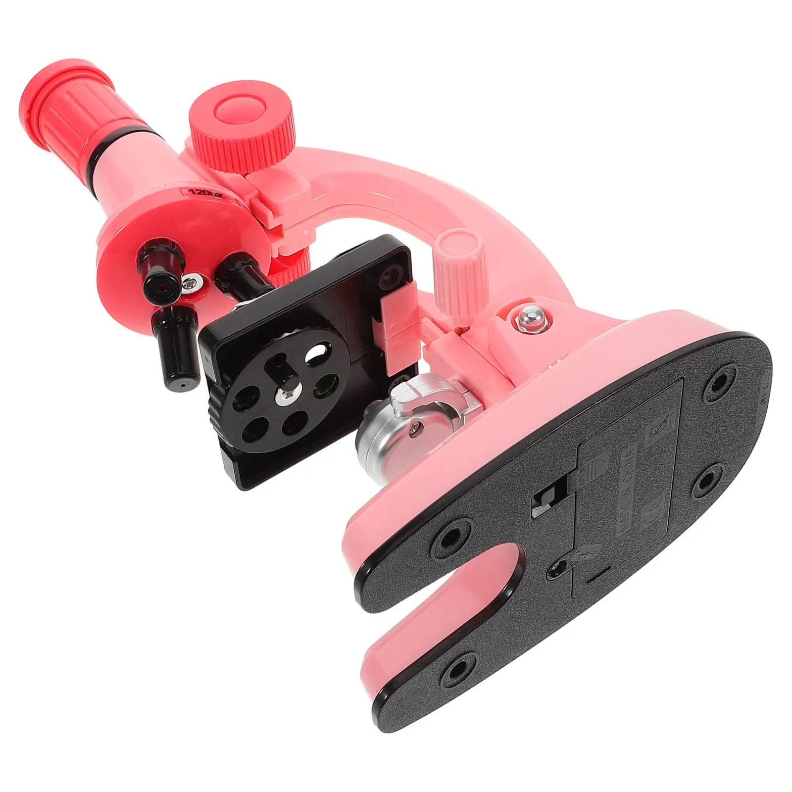 1Set Kids Microscope Education Science Kit Portable Lightweight Children Microscope for Elementary Students Science Experiment