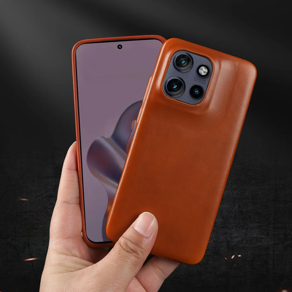 

For Motorola Edge 50 Neo Genuine Leather Case For Moto Edge 50 Neo Pro Fusion X50 Ultra G45 G85 S50 Neo 5G Back Cover Case Coque