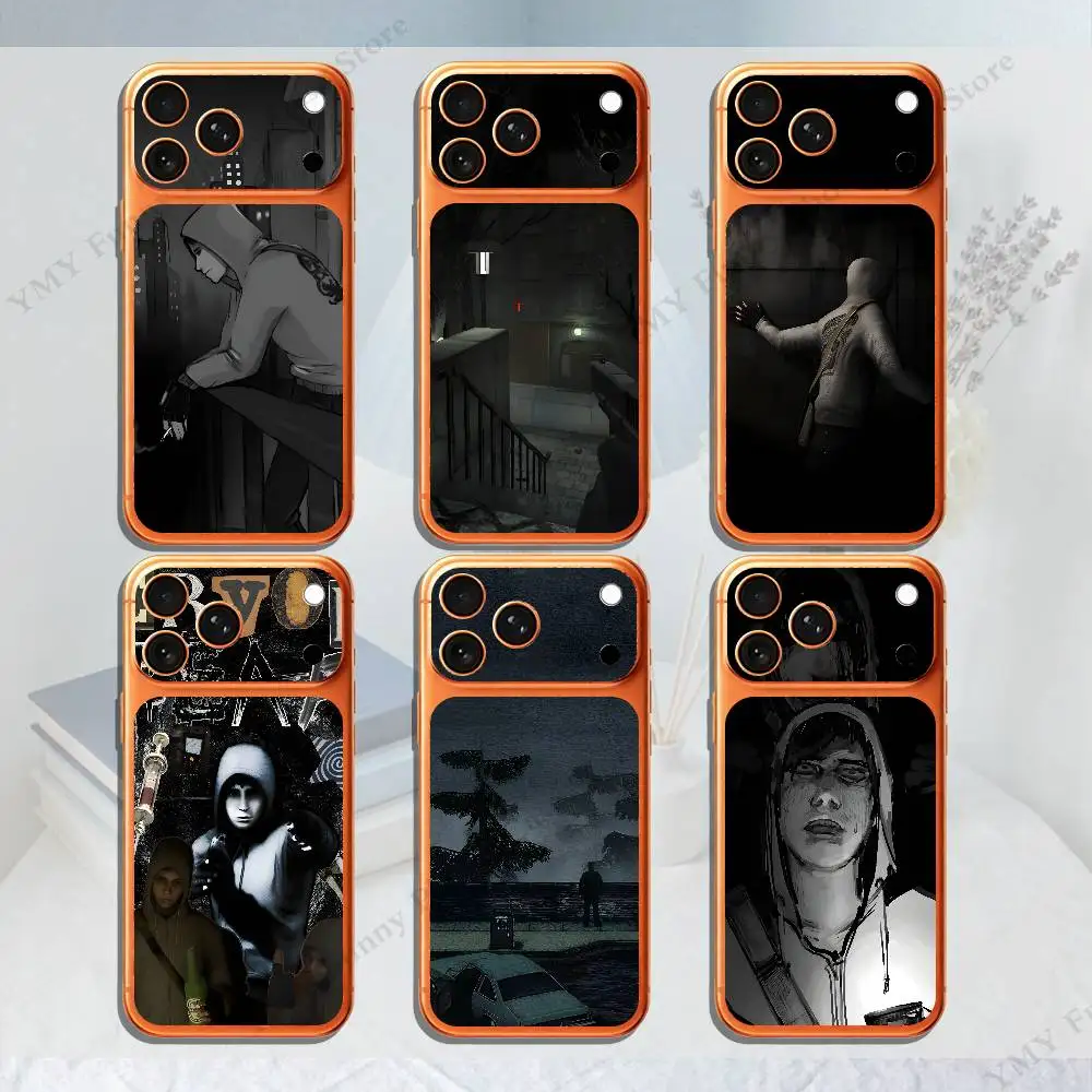 Película Protetora Adesiva Durável Anti-riscos Game C-Cry of Fear para iPhone 17 Pro/Pro Max